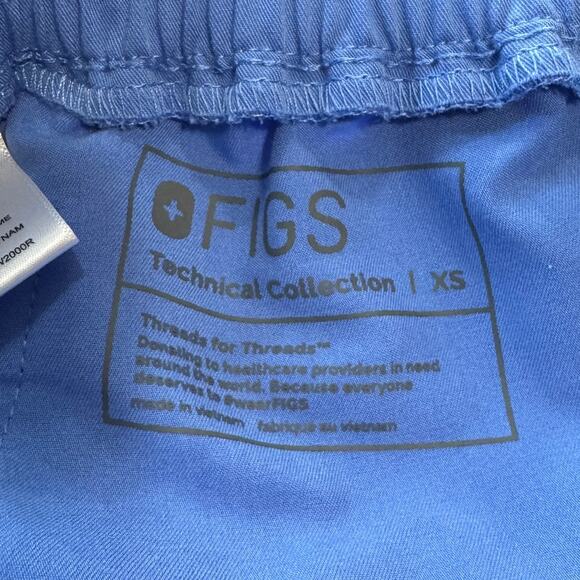 Figs Yola Skinny Scrub Pants in Ceil Blue Size XXS - Picture 10 of 10